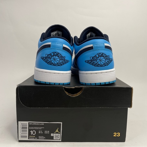 Nike Air Jordan 1 Retro Low “UNC/Obsidian” 2023 - Picture 4 of 8